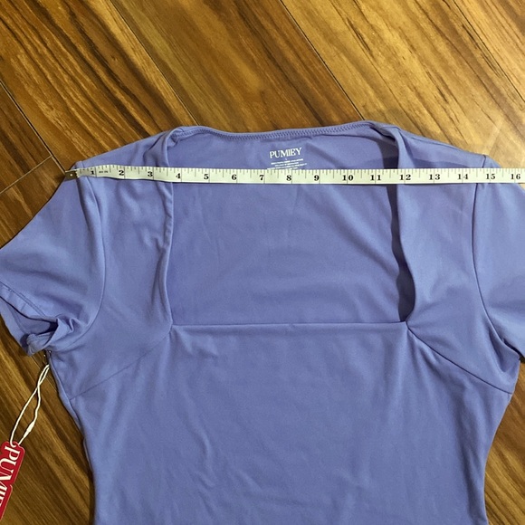 NWT Square Neck Bodysuit, Size L - Picture 8 of 15